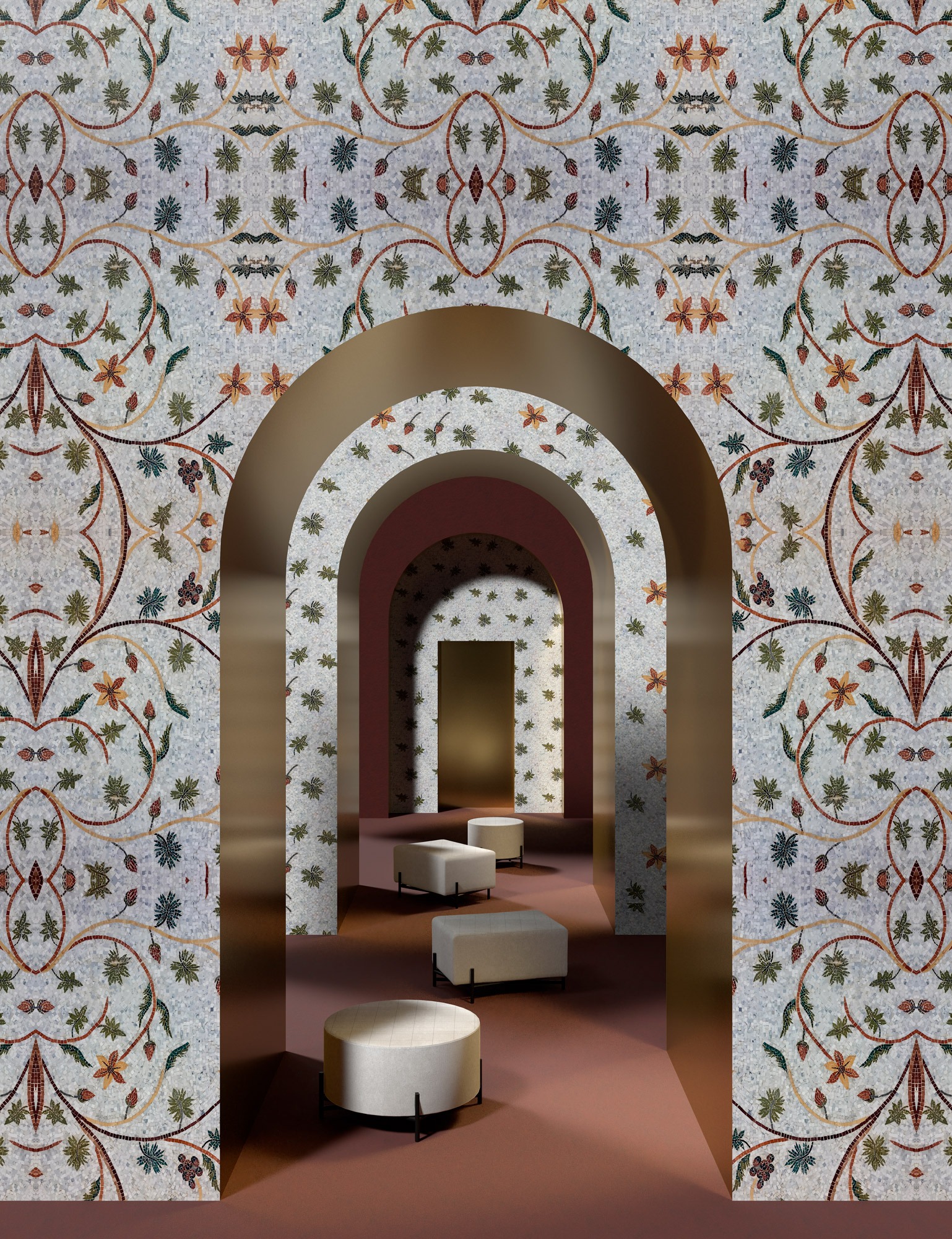 MOSAICO CON CARTA E ALTRI MATERIALI - Foto 7